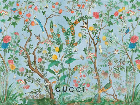 gucci flowers wallpaper|gucci wallpaper interior.